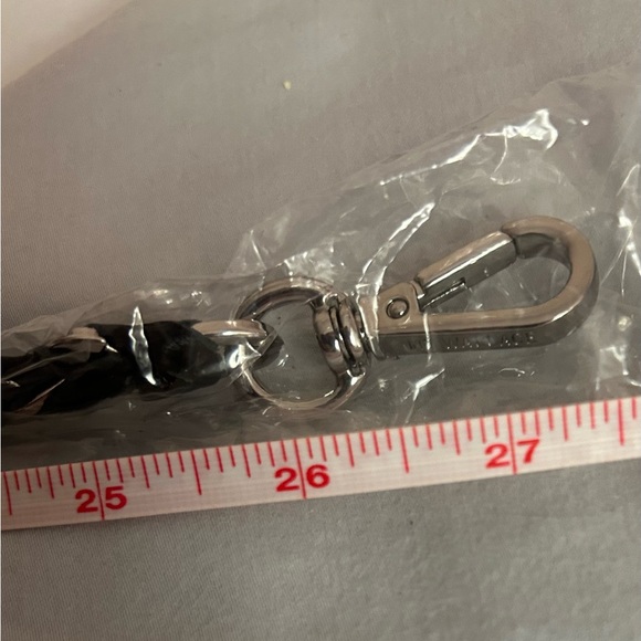 FINAL$-BN MZ WALLACE LEATHER & METAL STRAP-AUTHENTIC Pic of bag ONLY for ref - Picture 4 of 8